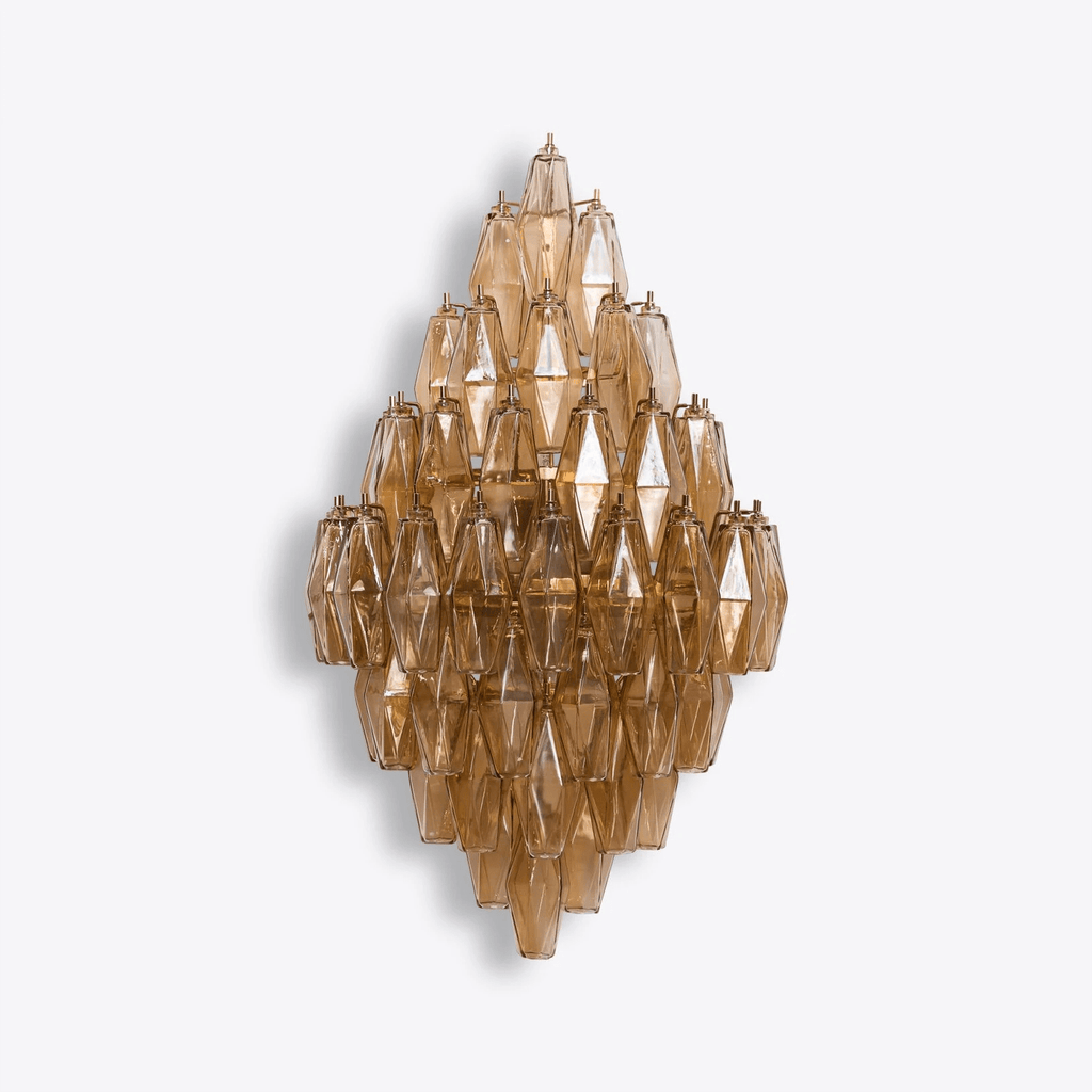 Amber Prism Wall Light