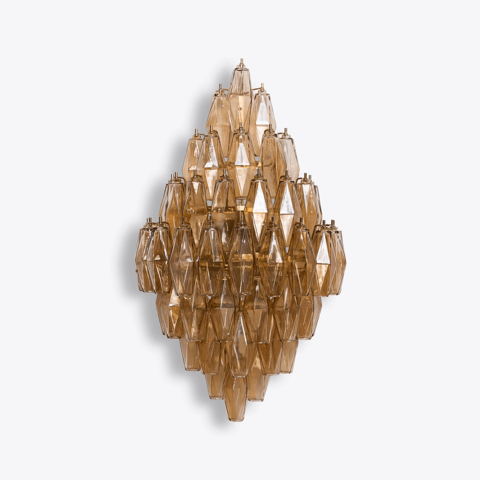 Amber Prism Wall Light