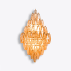 Amber Prism Wall Light