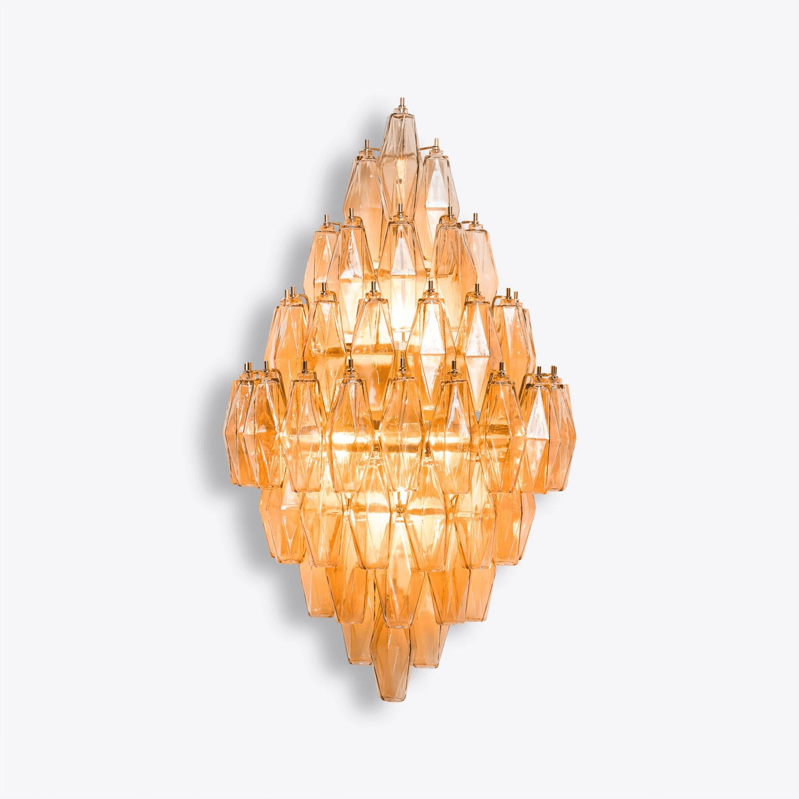 Amber Prism Wall Light