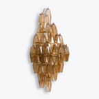 Amber Prism Wall Light