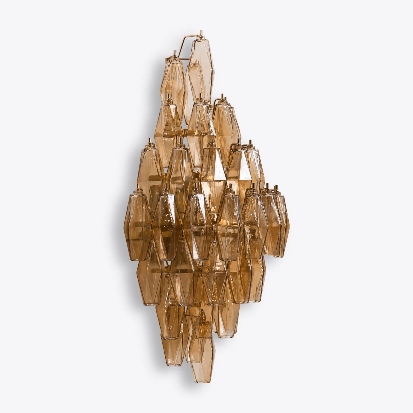Amber Prism Wall Light