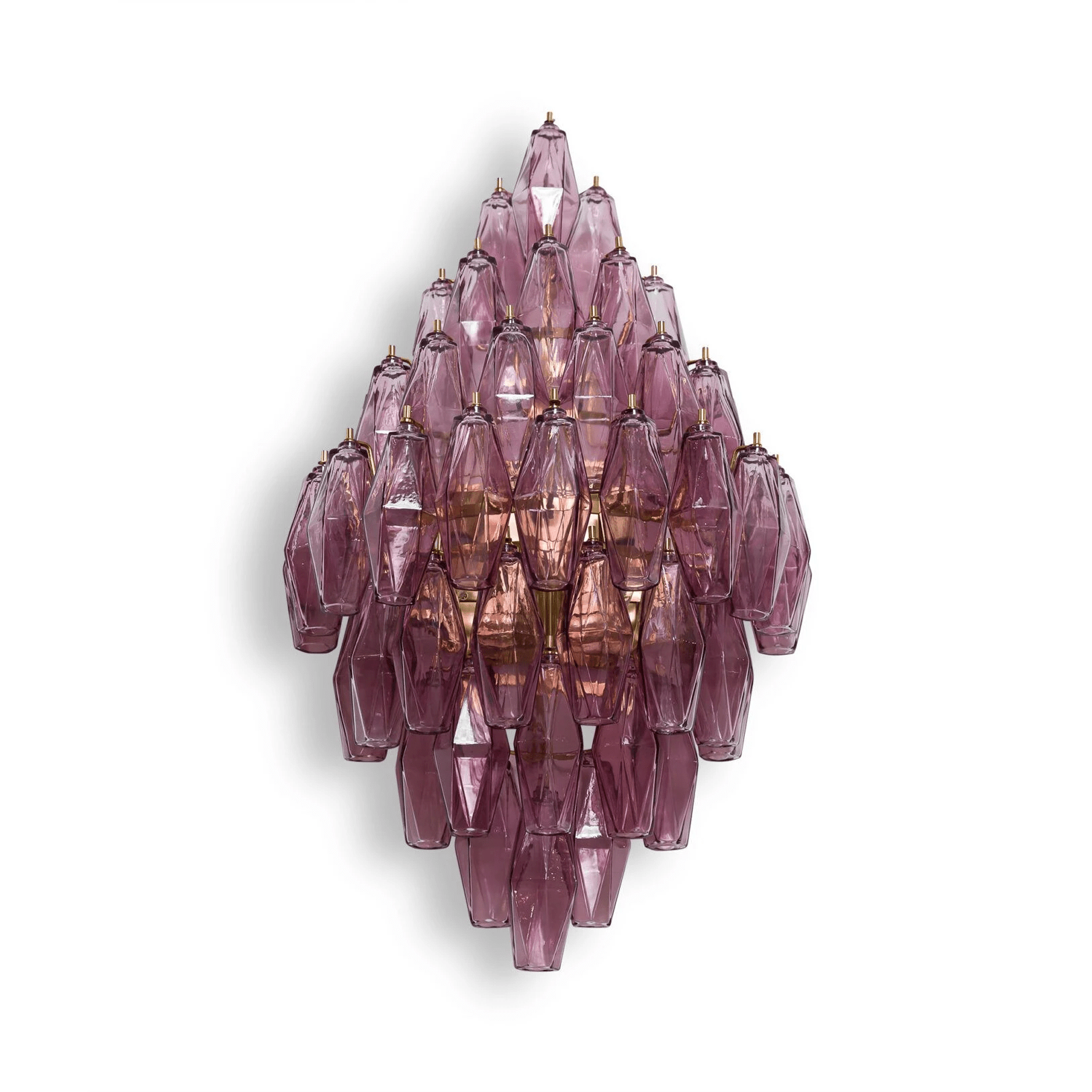 Amber Prism Wall Light