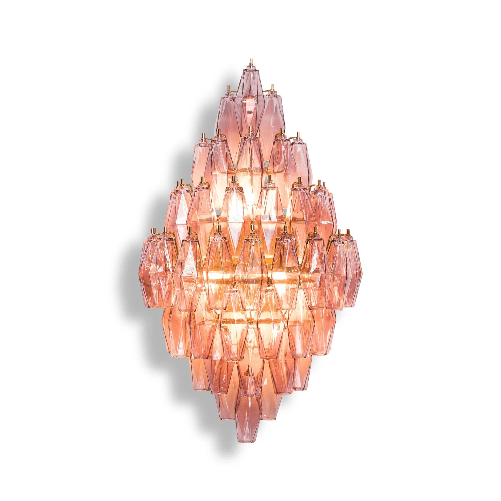 Amber Prism Wall Light