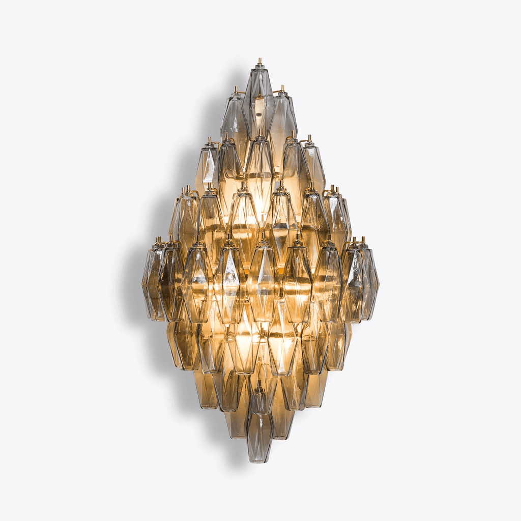 Amber Prism Wall Light