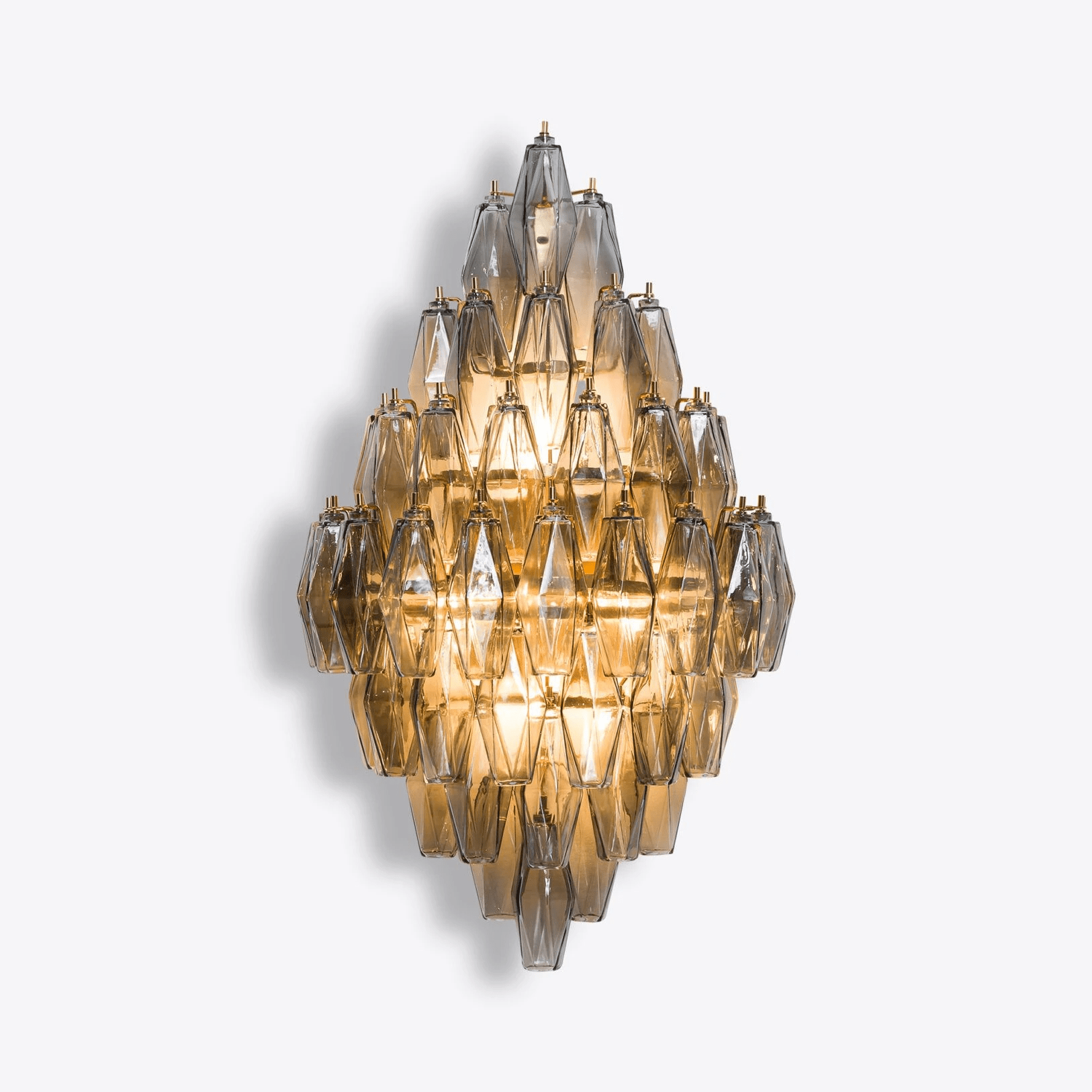 Amber Prism Wall Light