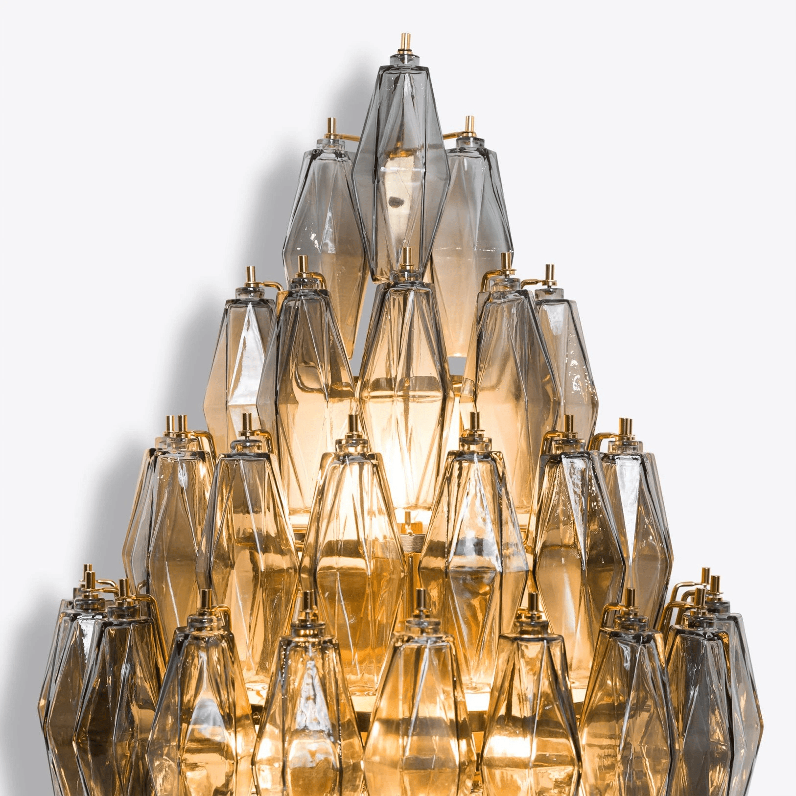 Amber Prism Wall Light