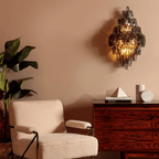 Amber Prism Wall Light