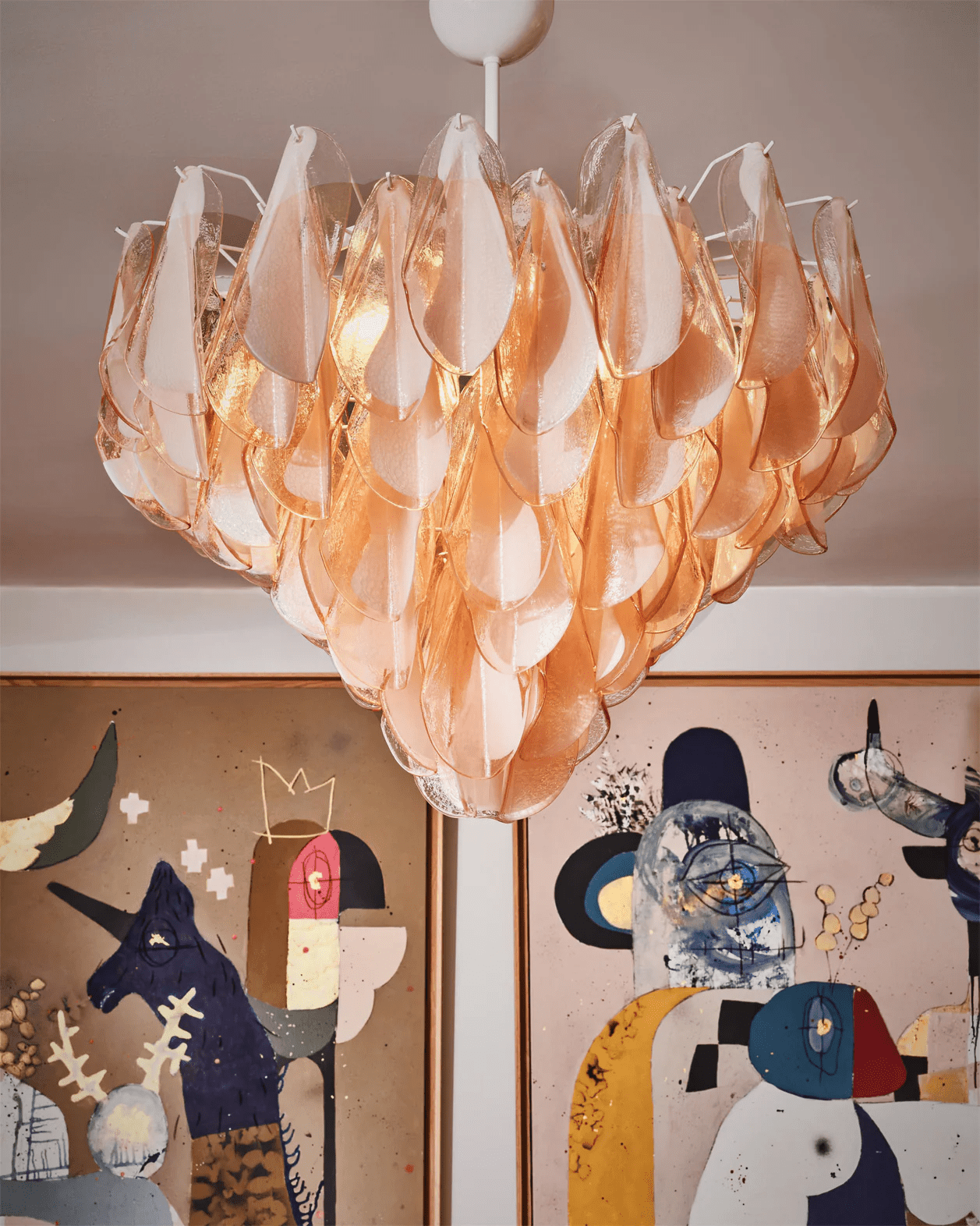 Aurora Golden Glow Chandelier