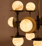 Alabaster Orbit Chandelier