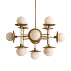 Alabaster Orbit Chandelier