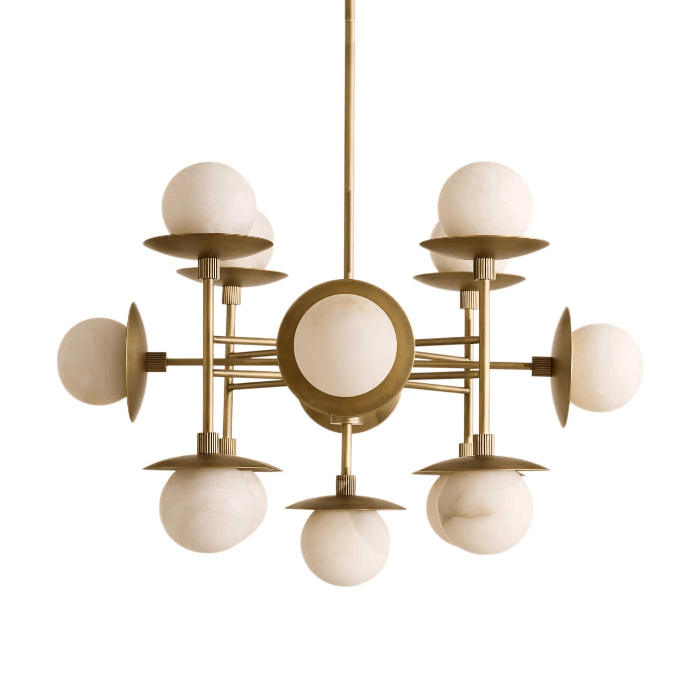 Alabaster Orbit Chandelier