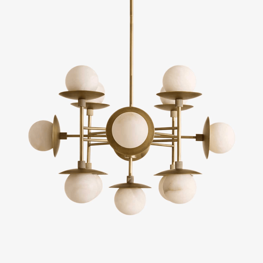 Alabaster Orbit Chandelier