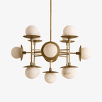 Alabaster Orbit Chandelier