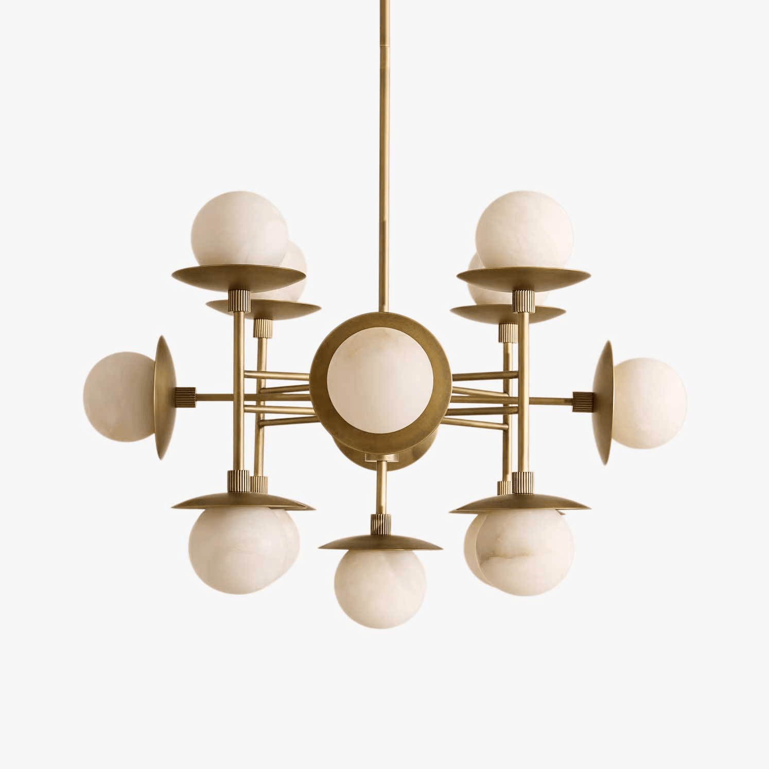 Alabaster Orbit Chandelier