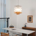 Lunaris Geometric Murano Chandelier