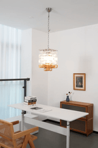 Lunaris Geometric Murano Chandelier
