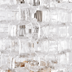 Lunaris Geometric Murano Chandelier