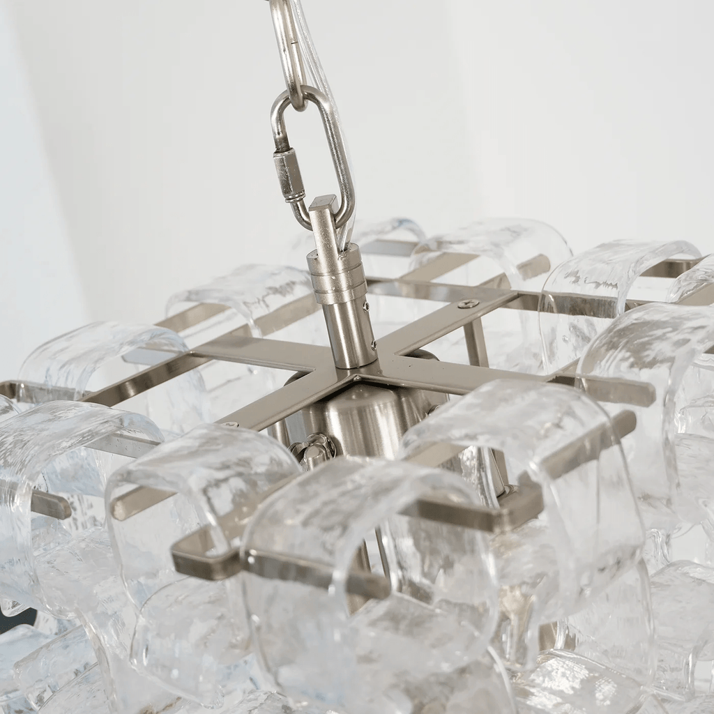 Lunaris Geometric Murano Chandelier