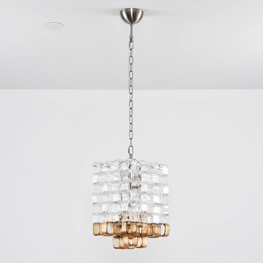 Lunaris Geometric Murano Chandelier