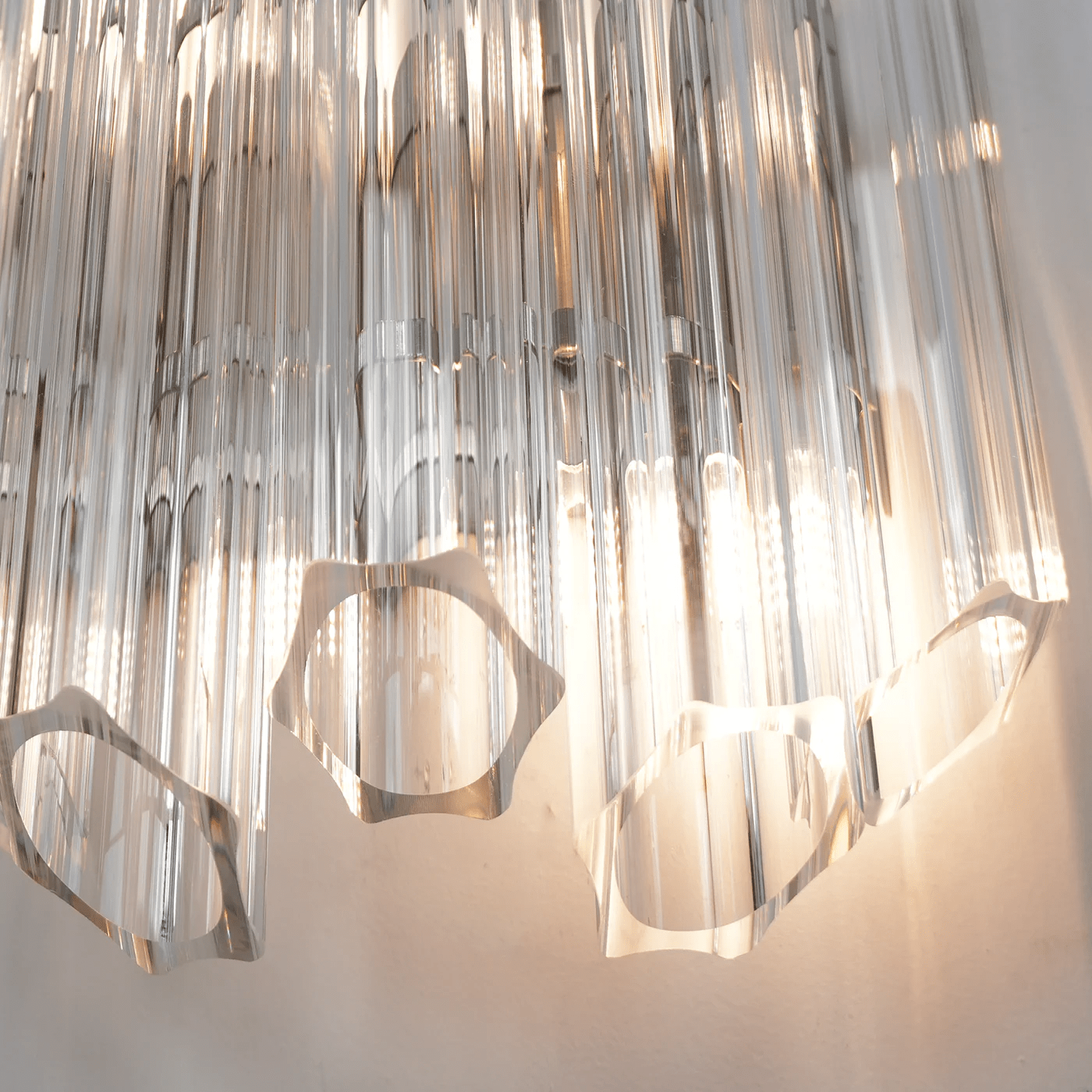Aurora Crystal Cascade Wall Lamp