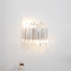 Aurora Crystal Cascade Wall Lamp