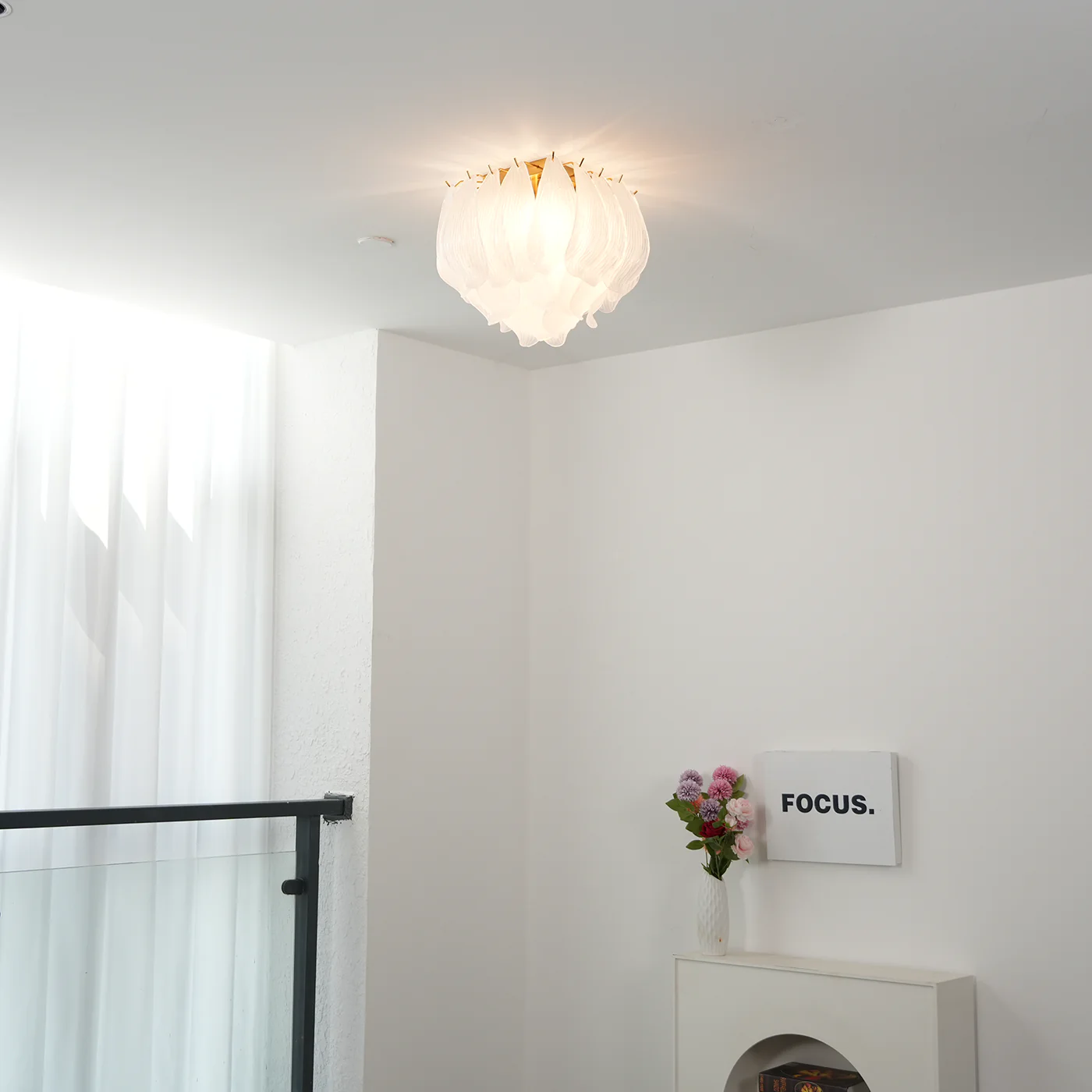 Murano Petal Ceiling Light