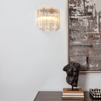 Aurora Crystal Cascade Wall Lamp