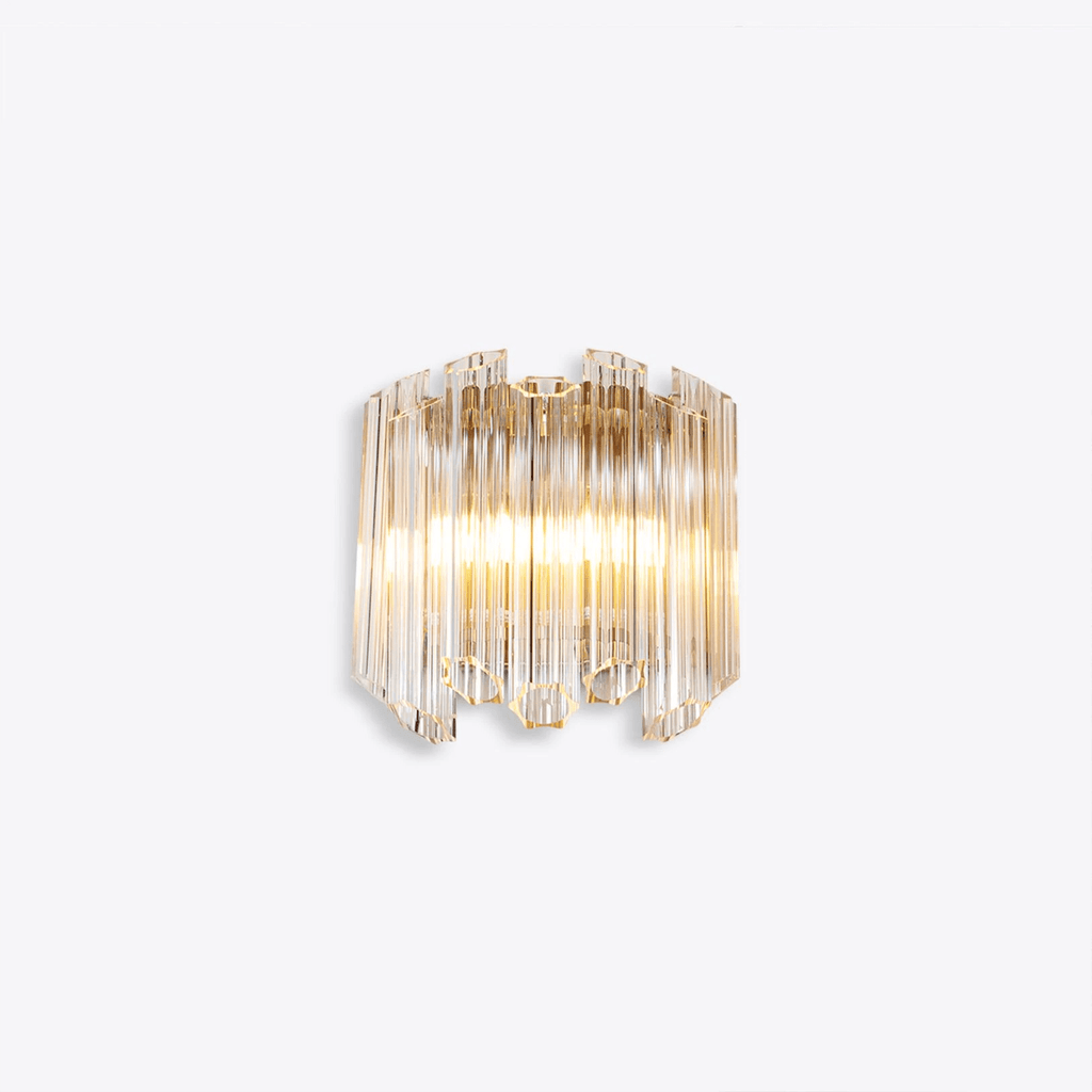 Aurora Crystal Cascade Wall Lamp