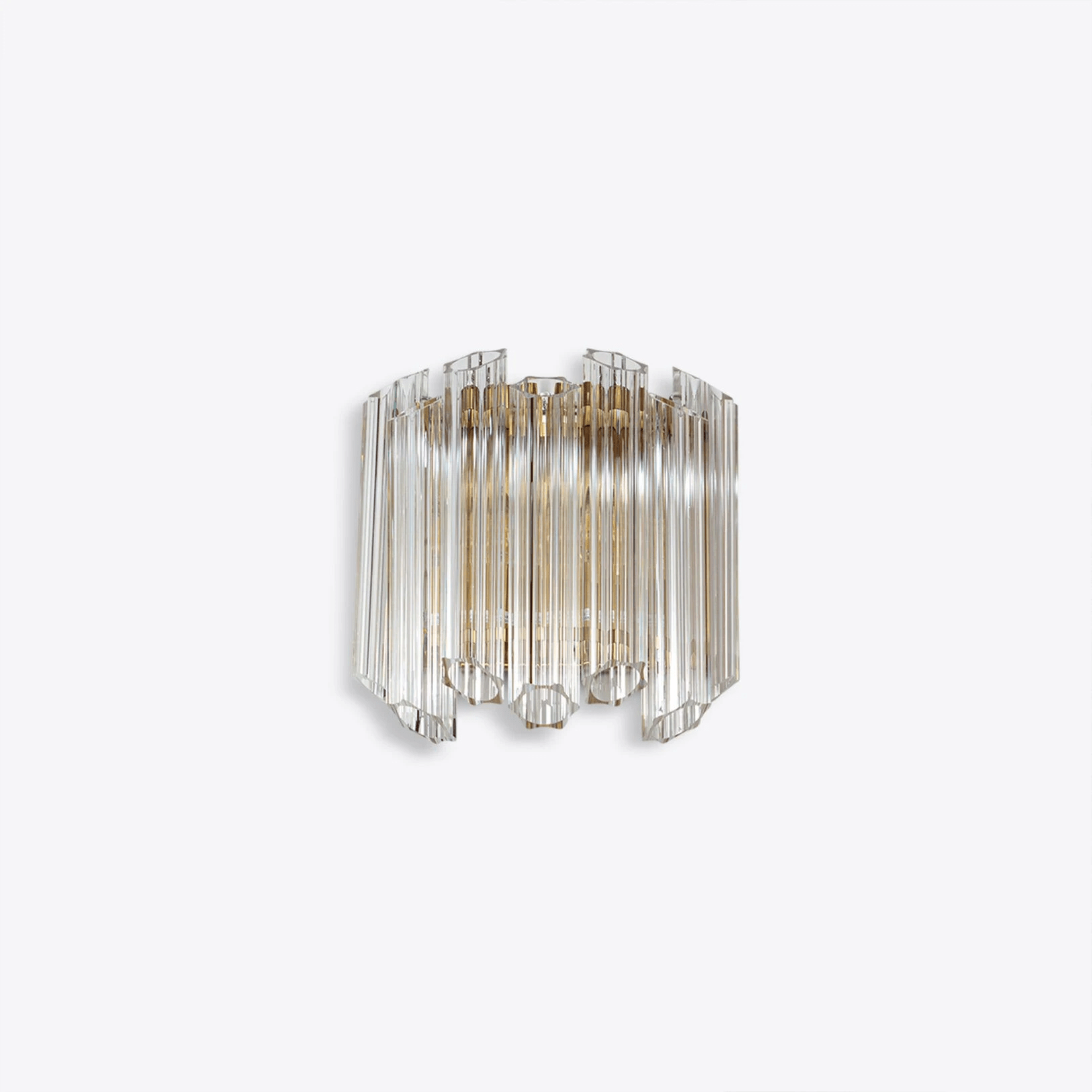 Aurora Crystal Cascade Wall Lamp