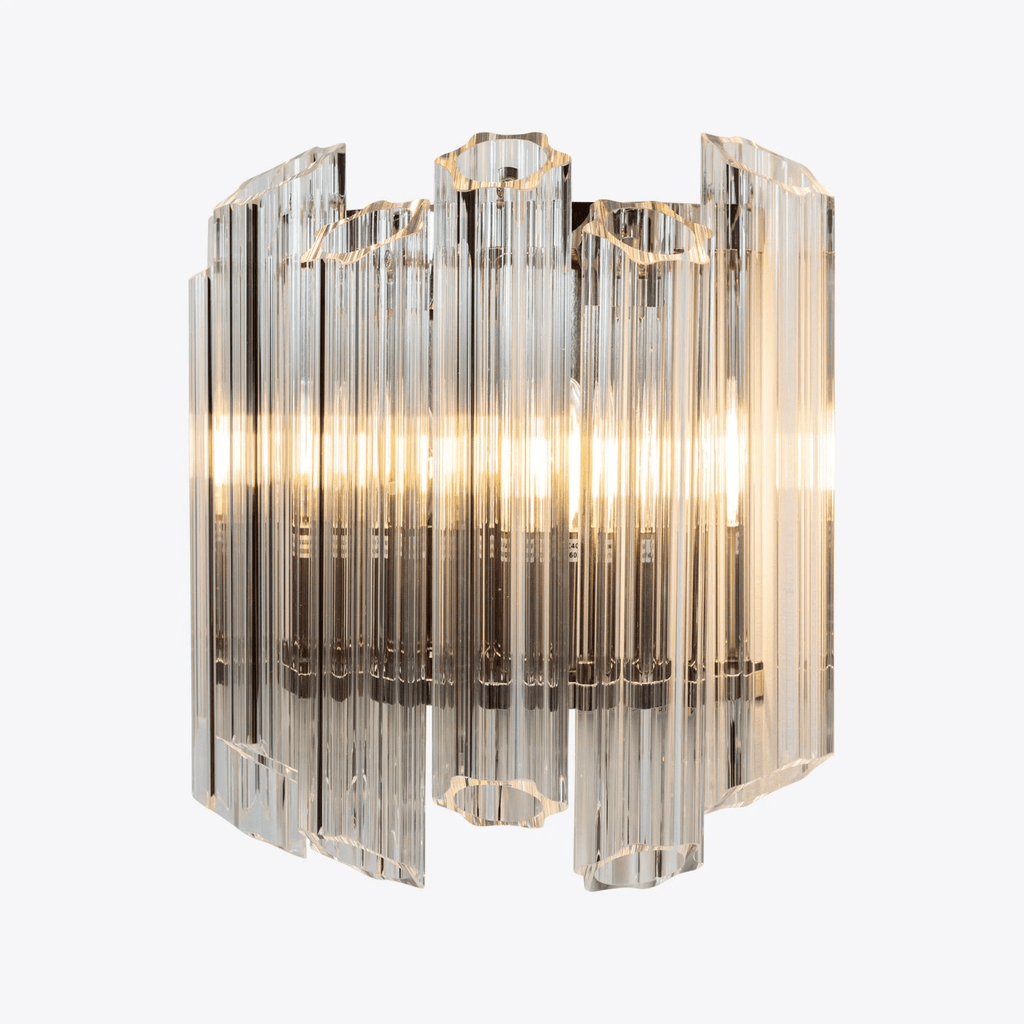 Aurora Crystal Cascade Wall Lamp