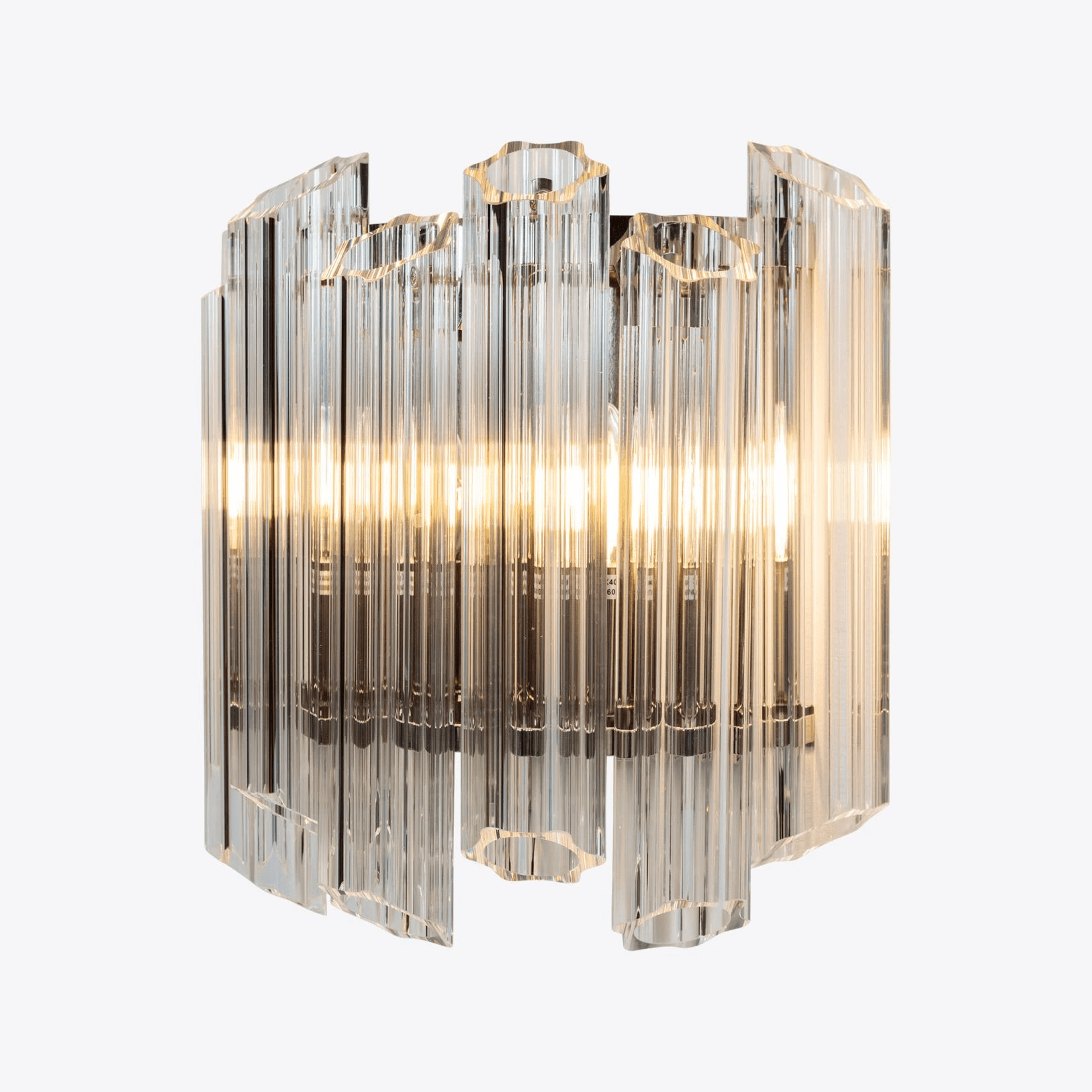 Aurora Crystal Cascade Wall Lamp