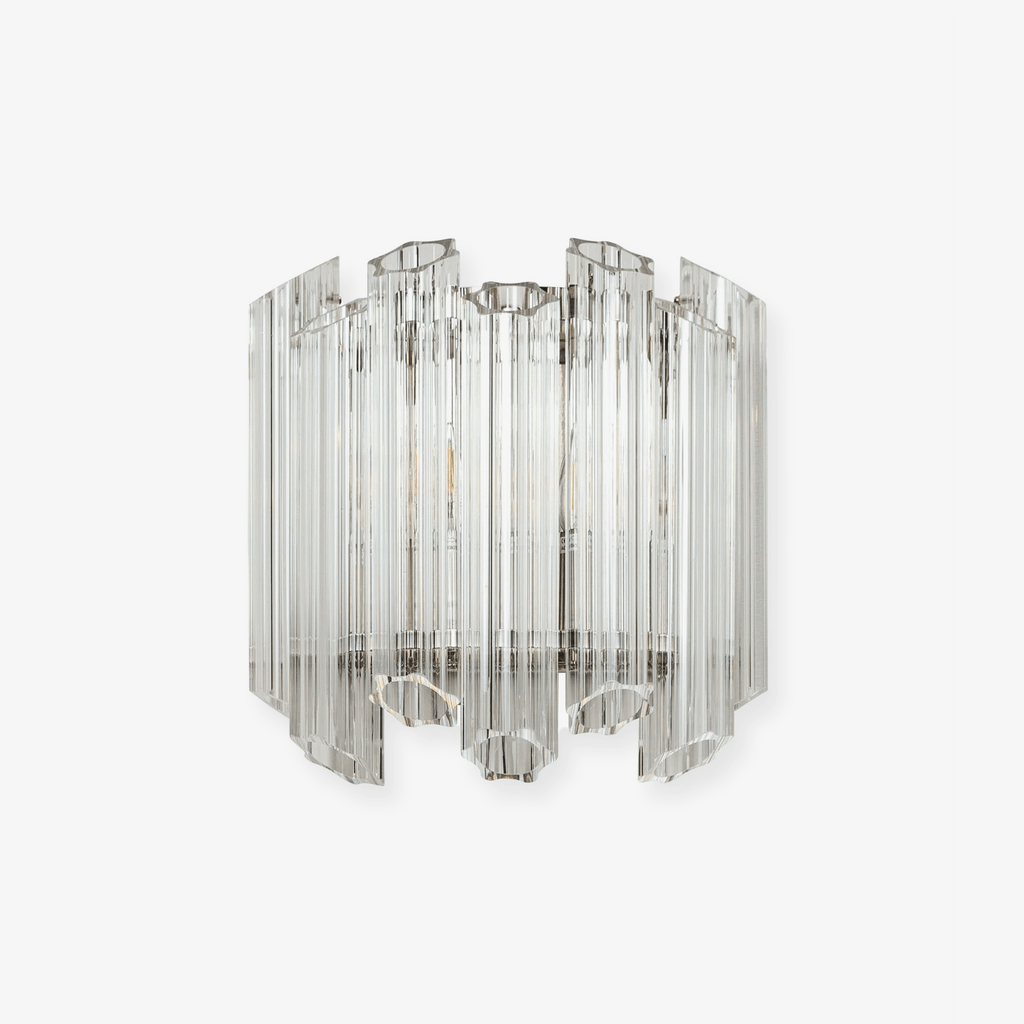 Aurora Crystal Cascade Wall Lamp
