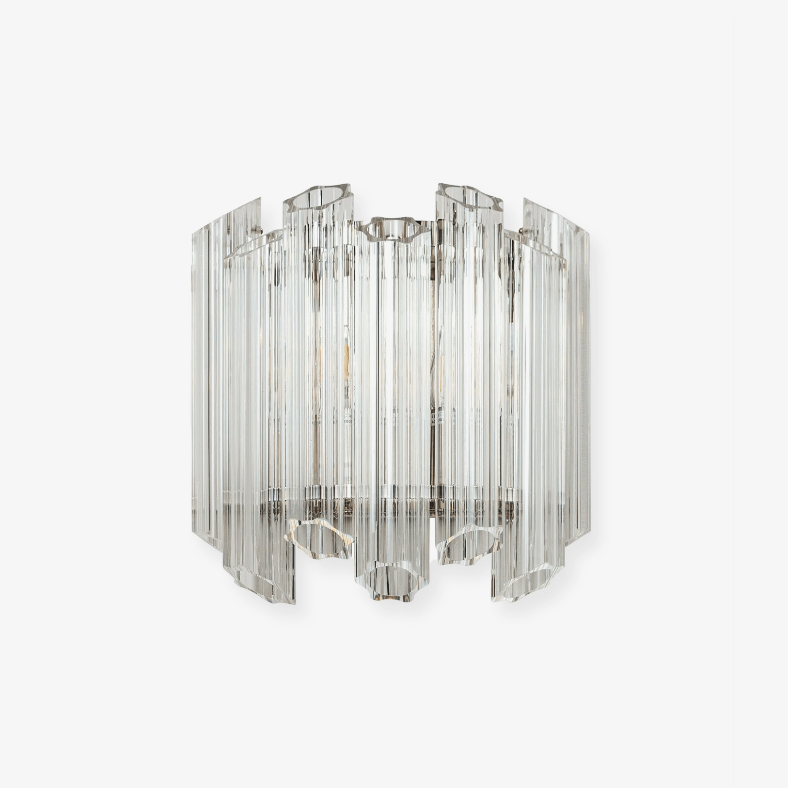 Aurora Crystal Cascade Wall Lamp