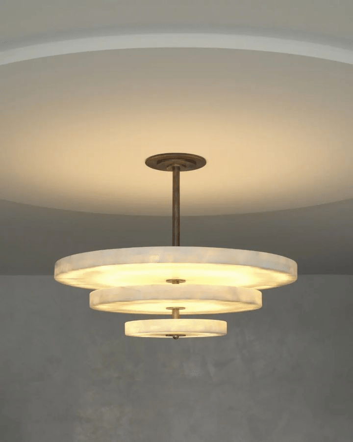 Elara Minimalist Alabaster Pendant