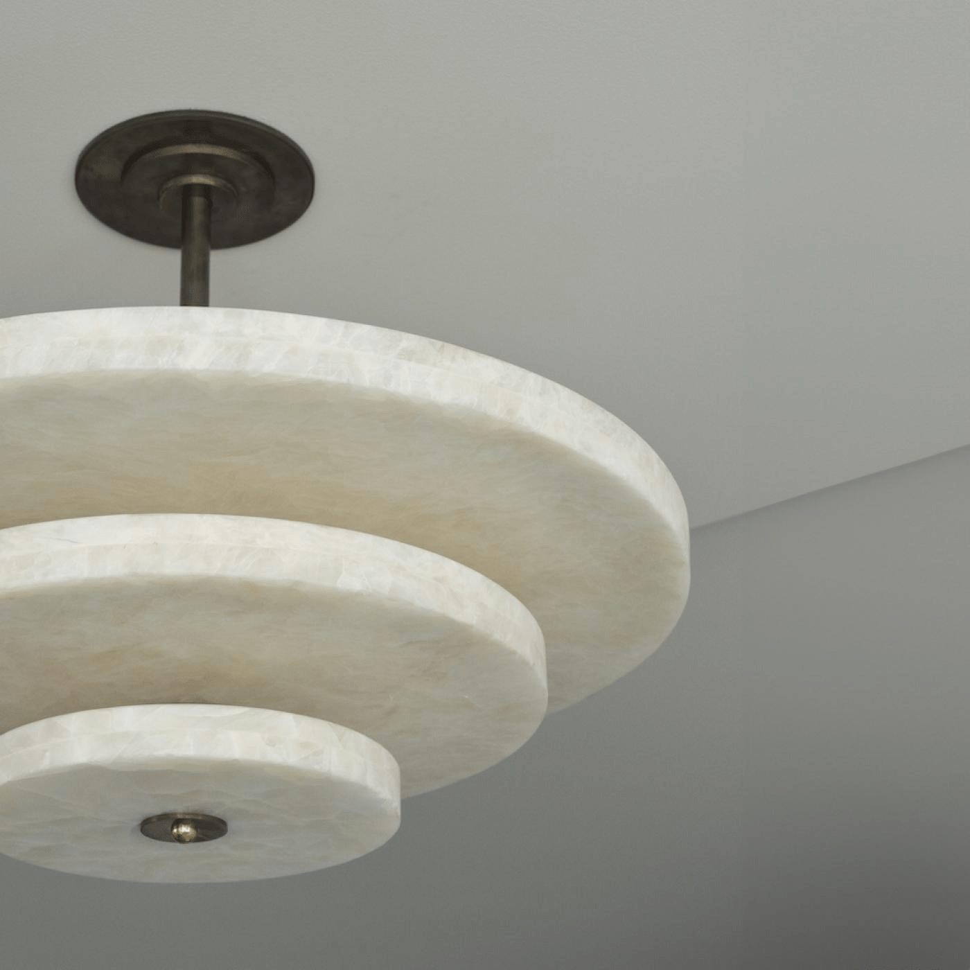 Elara Minimalist Alabaster Pendant