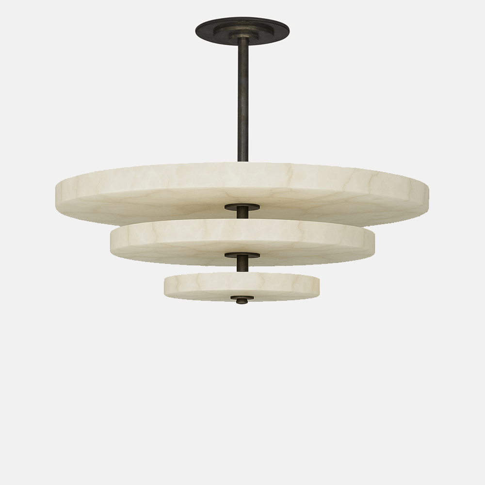 Elara Minimalist Alabaster Pendant