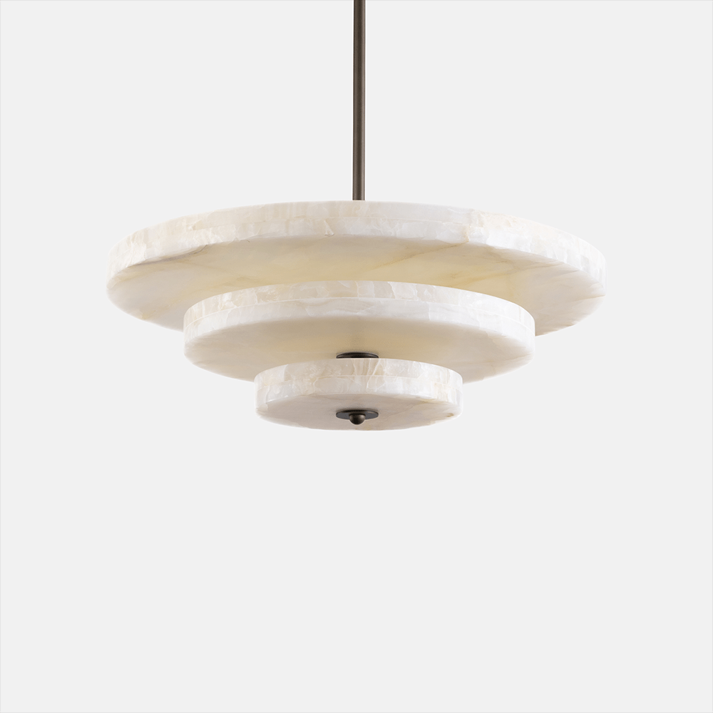 Elara Minimalist Alabaster Pendant