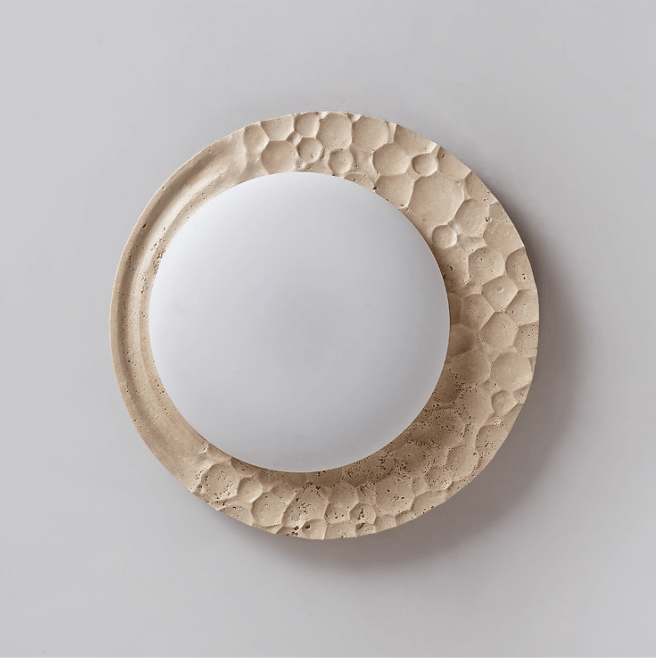 Vespera Textured Stone Ceiling Glow
