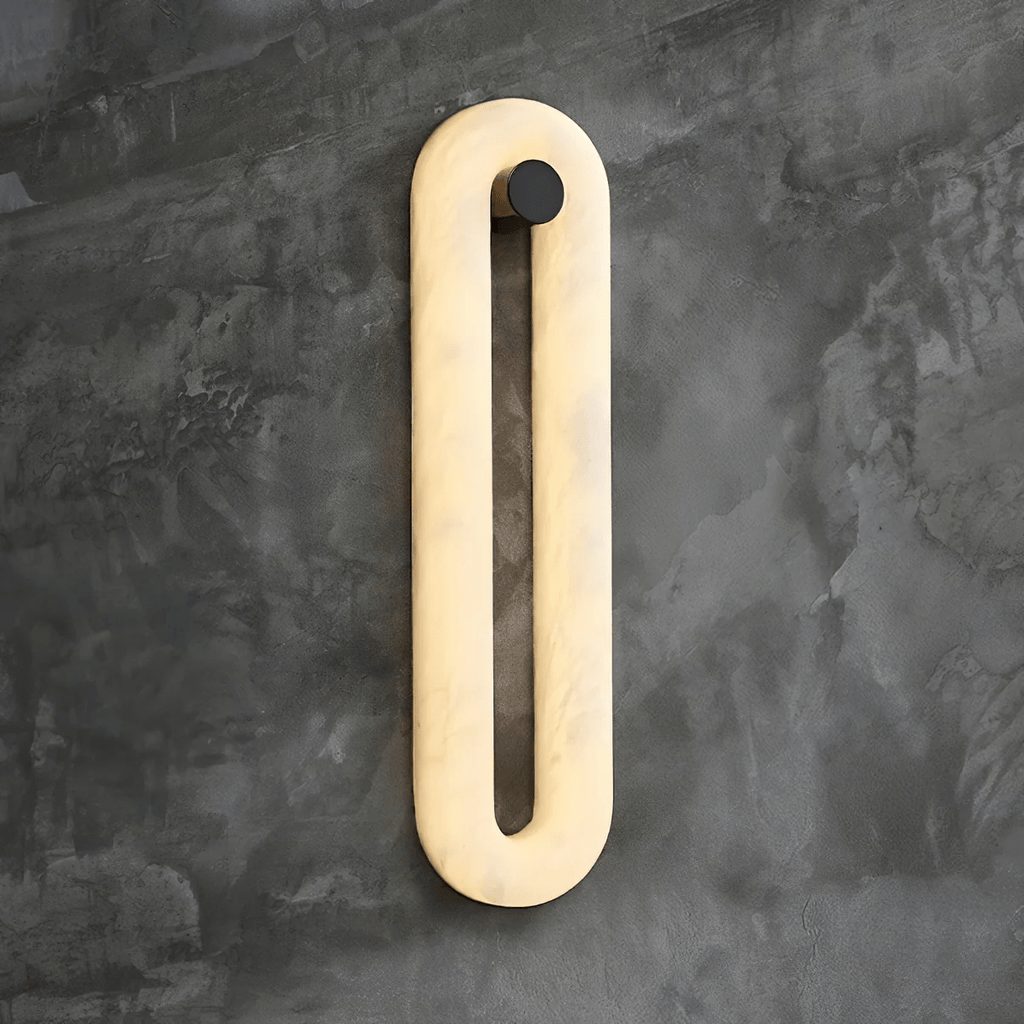 Elowen Sleek Alabaster Sconce
