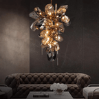 Vespera Smoked Crystal Cluster Chandelier