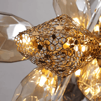 Vespera Smoked Crystal Cluster Chandelier