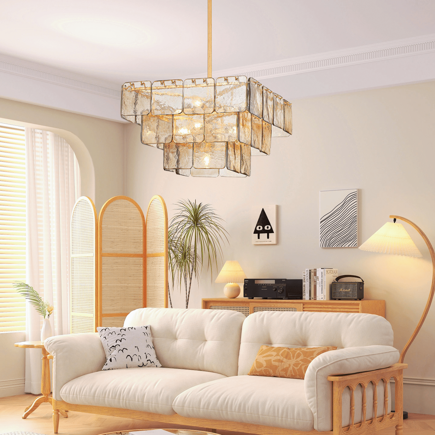 Marcellina Champagne Glass Chandelier