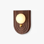 Arden Alabaster Wood Sconce