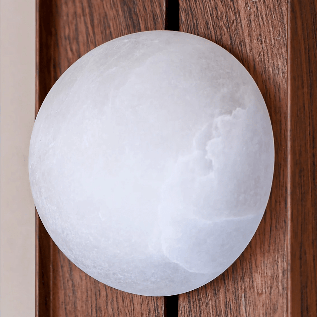 Arden Alabaster Wood Sconce