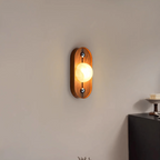Arden Alabaster Wood Sconce