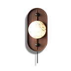 Liora Alabaster Plug-in Wall Lamp