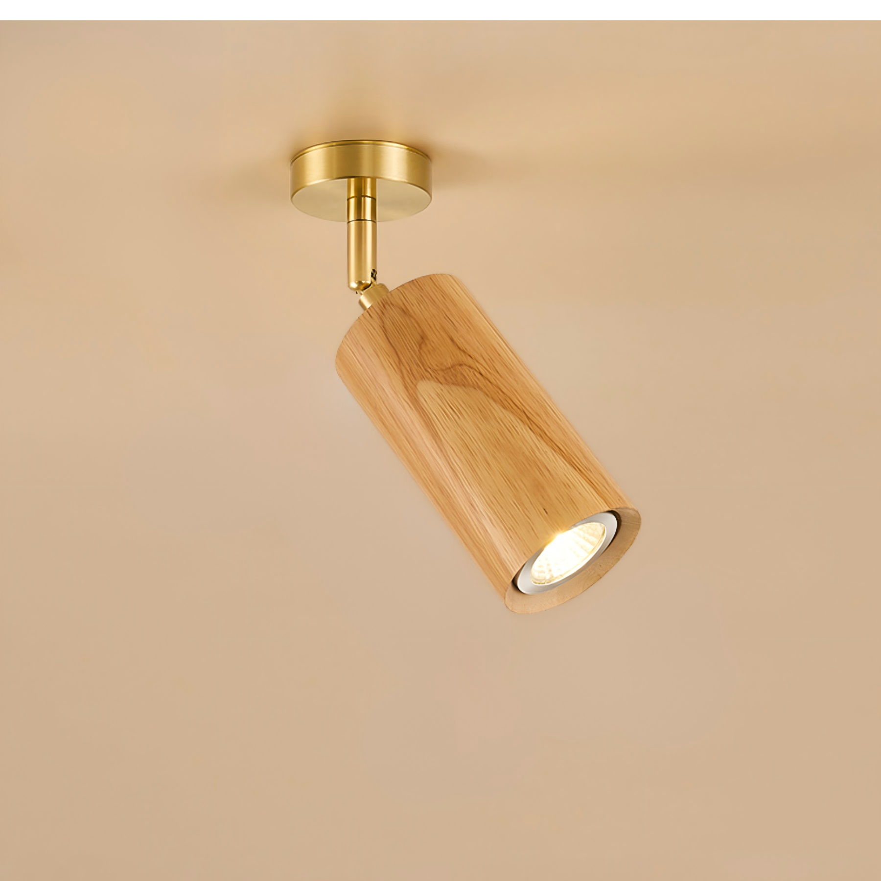 Wooden Radiance LED Track Light