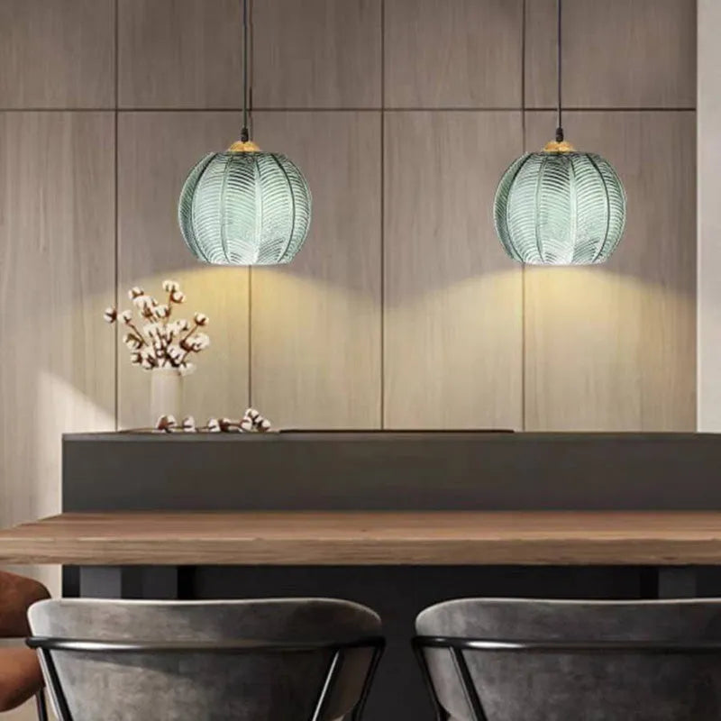 Nordic Serenity Glass Pendant Light