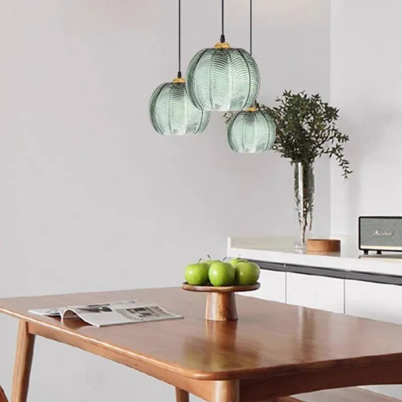 Nordic Serenity Glass Pendant Light